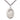 Sterling Silver Guardian Angel pendant necklace with 24 inch curb chain handcrafted by Bliss USA