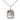 Sterling Silver Our Lady of Czestochowa Medal Necklace 3/4 x 1/2 inch pendant 18 inch chain by Bliss
