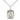 Sterling silver Infant of Prague pendant necklace 3/4 x 1/2 inch with 18 inch chain by Bliss