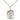 Sterling Silver Small Our Lady of Prompt Succor Medal Necklace 5/8 inch by 1/2 inch with 18 inch chain by Bliss Manufacturing