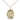 Small 14kt gold filled St. Maria Goretti pendant necklace 5/8 x 1/2 with 18 inch curb chain Bliss USA