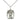 Sterling Silver St. Michael the Archangel small patron saint medal necklace 5/8 inch pendant 18 inch chain by Bliss
