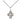 Sterling silver small 5-Way Motherhood Medal necklace with 18 inch chain, handcrafted by Bliss
