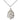 Sterling silver Mother of a Priest medal necklace with 3/4 inch pendant on 18 inch curb chain by Bliss Manufacturing