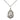 Sterling silver Blessed Teresa of Calcutta medal necklace with 3/4 x 1/2 inch pendant on 18 inch chain by Bliss