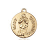 14kt Solid Gold Matt Talbot Medal Pendant 3/4 inch by Bliss - Medium Patron Saint of Addiction Recovery