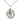 Sterling Silver Matt Talbot medium patron saint medal necklace 3/4 inch pendant 18 inch chain by Bliss