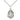 Sterling silver St. Cecilia patron saint medal necklace with 18 inch chain by Bliss Manufacturing