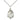 Sterling Silver St. Francis of Assisi Patron Saint Medal Necklace 3/4 x 1/2 with 18 inch chain by Bliss
