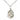 Sterling silver Infant of Prague medal necklace with 18 inch chain, handcrafted in USA by Bliss Manufacturing