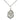 Sterling silver St. Joan of Arc patron saint medal necklace with 18 inch chain, 3/4 x 1/2 inch pendant, handcrafted in USA by Bliss Manufacturing