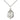 Sterling silver St. Jude patron saint medal necklace with 18 inch chain, 3/4 x 1/2 inch pendant, handcrafted in USA by Bliss Manufacturing