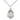 Sterling Silver St. Maria Faustina patron saint medal necklace with 18 inch chain by Bliss