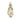 14kt solid gold Infant of Prague medal pendant 1 inch by 3/8 inch handcrafted by Bliss Manufacturing USA