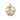 14kt solid gold St. Dorothy patron saint medal pendant, 3/4 x 5/8 inches, handcrafted by Bliss Manufacturing