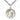 Sterling Silver St. Vincent De Paul patron saint medal necklace with 24 inch curb chain by Bliss Manufacturing