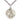 Sterling Silver St. Albert the Great Patron Saint Medal Necklace 1x7/8 inch pendant 24 inch curb chain Bliss USA