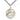 Sterling Silver St. Barbara Patron Saint Medal Necklace 1 x 7/8 inches with 24 inch chain by Bliss