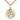 14kt Gold Filled St. Bernard of Monjoux Medal Necklace 1 inch pendant on 24 inch chain handcrafted by Bliss Manufacturing USA