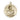 14kt solid gold St. Lawrence patron saint medal pendant, 1 inch by 7/8 inch, handcrafted by Bliss Manufacturing
