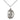 Sterling Silver Matrimony Pendant Necklace 3/4 x 1/2 inch with 18 inch Chain by Bliss USA