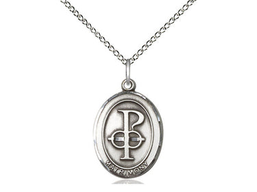 Sterling Silver Matrimony Pendant Necklace 3/4 x 1/2 inch with 18 inch Chain by Bliss USA