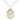 14kt Gold Filled Graduation pendant necklace, 3/4 by 1/2 inch medal on 18 inch curb chain, handcrafted by Bliss Manufacturing