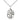 Sterling silver medium Catholic cross necklace with 3/4 x 1/2 inch pendant on 18 inch chain handcrafted by Bliss Manufacturing