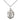 Medium sterling silver crucifix necklace 3/4 x 1/2 inch pendant 18 inch chain by Bliss