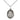 Sterling silver Friend In Jesus devotional medal necklace with 18 inch chain, handcrafted in USA by Bliss Manufacturing
