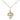 Small 14kt Gold Filled Catholic Communion 5-Way Medal Necklace 1/2 x 3/8 inches on 18 inch chain by Bliss