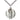 Sterling Silver St. Stephen Patron Saint Medal Necklace 1 inch by 7/8 inch on 24 inch chain handcrafted by Bliss Manufacturing USA