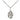 Sterling silver small cross pendant necklace 1/2 x 3/8 inches with 18 inch chain by Bliss