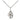 Sterling silver small crucifix necklace with 18 inch chain 1/2 inch pendant handcrafted by Bliss USA