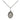 Sterling Silver Friend In Jesus Small Cross Necklace 1/2 x 1/4 inch pendant with 18 inch chain by Bliss