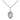 Sterling Silver Small Cross Necklace 1/2 x 1/4 inch pendant with 18 inch chain handmade by Bliss