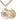 Gold Filled St. John Paul II patron saint medal necklace 3/4 x 3/4 inch pendant with 24 inch chain by Bliss