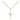 14kt Gold Filled Small Catholic Cross Necklace 1/2 x 1/4 inch pendant with 18 inch chain by Bliss
