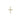 14kt solid gold small Catholic cross pendant medal 3/8 inch x 1/4 inch handcrafted by Bliss USA