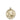 14kt Solid Gold St. John XXIII patron saint medal pendant 1 inch by Bliss Manufacturing USA