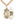 Medium Gold Filled St. Benedict Patron Saint Medal Necklace 1 x 1/2 inch with 24 inch Chain Handcrafted by Bliss