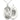 Sterling Silver St. Benedict Patron Saint Medal Necklace 1x1/2 inch with 18 inch Chain by Bliss