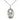 Sterling Silver St. Bernadette Patron Saint Medal Necklace 1x1/2 inch with 18 inch Chain by Bliss