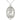 Sterling Silver St. Christopher Patron Saint Medal Necklace 1 inch by half inch with 18 inch chain by Bliss