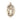 14kt Solid Gold St. Genevieve Patron Saint Medal Pendant 1 x 1/2 inch by Bliss Manufacturing