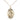 14kt Gold Filled St. Hubert of Liege medium patron saint medal necklace with 18 inch chain by Bliss Manufacturing