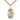 14kt Gold Filled St. Hubert of Liege medium patron saint medal necklace with 24 inch chain by Bliss Manufacturing