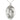 Sterling Silver St. Hubert of Liege Patron Saint Medal Necklace 1 inch with 18 inch Chain by Bliss