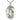 Sterling Silver St. Hubert of Liege Patron Saint Medal Necklace 1 inch with 24 inch Chain by Bliss