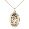 14kt Gold Filled St. Joseph medium patron saint medal necklace with 18 inch chain by Bliss